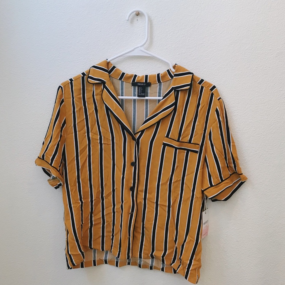 forever 21 button up top